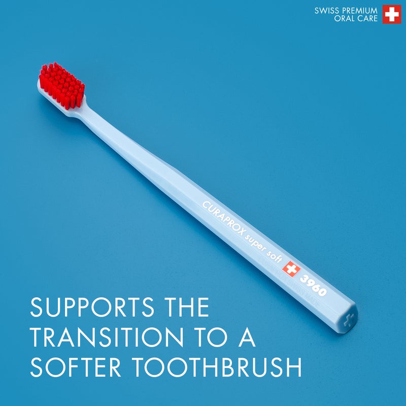 CURAPROX CS 3960 Super Soft Toothbrush I Ultra-Gentle CUREN® Filaments for Healthier Teeth & Gums I Premium Oral Care I Assorted Colors I Effective Plaque Removal - Image 3